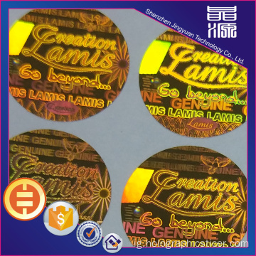 PET Anti-adịgboroja Laser Hologram Label Akara